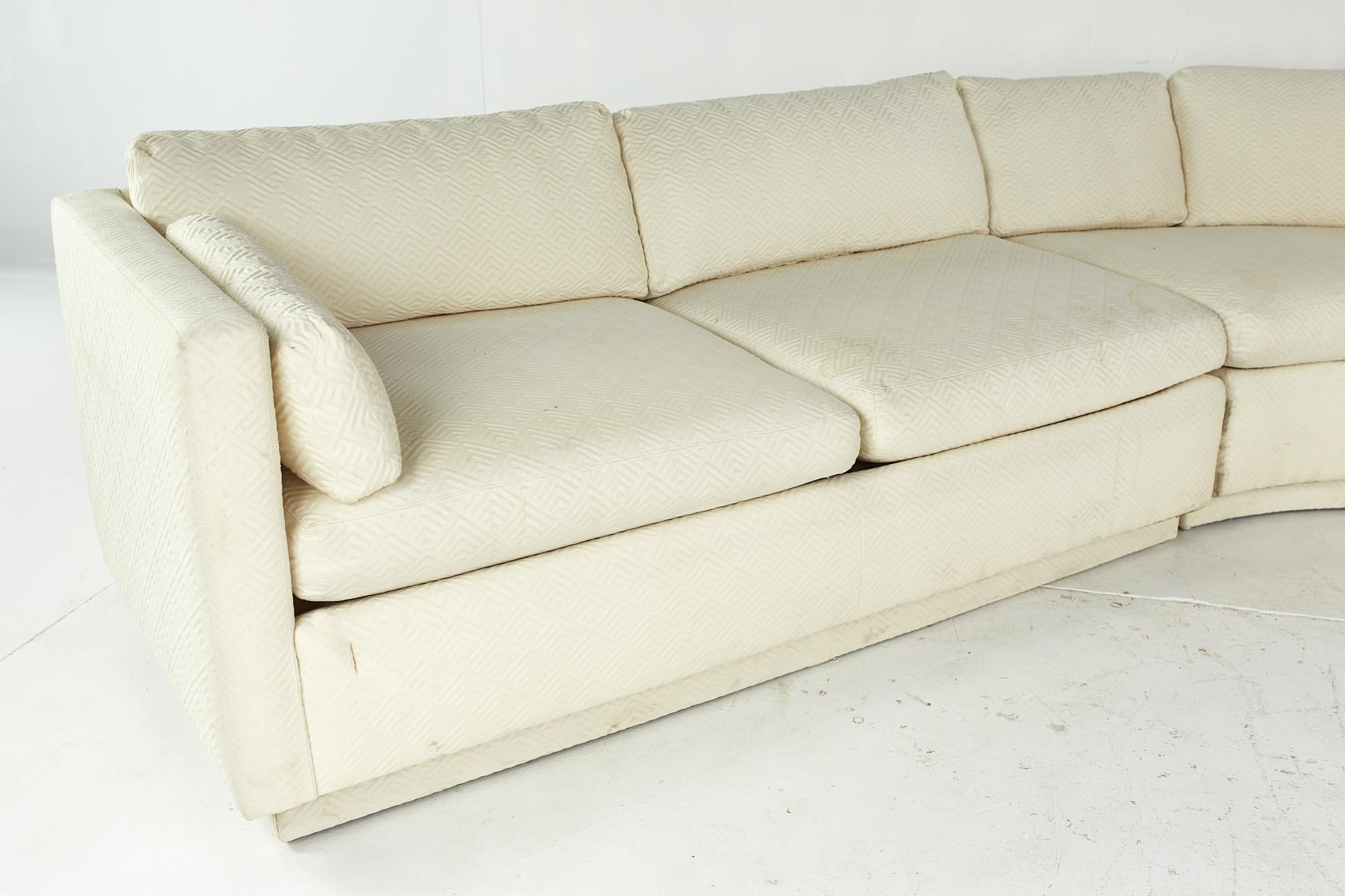 American Directional Mid Century Sectional Sofa For Sale