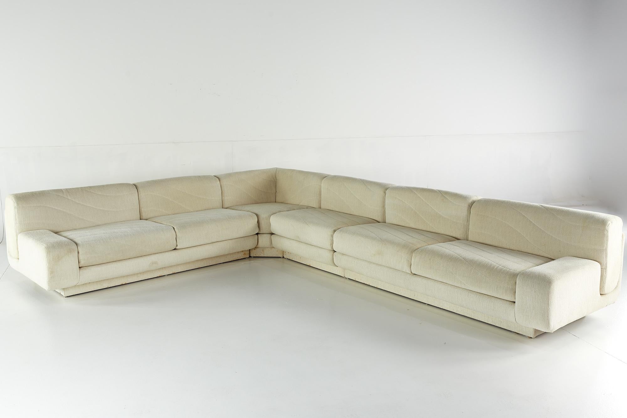 Directional Mid-Century Sectional Sofa For Sale 1