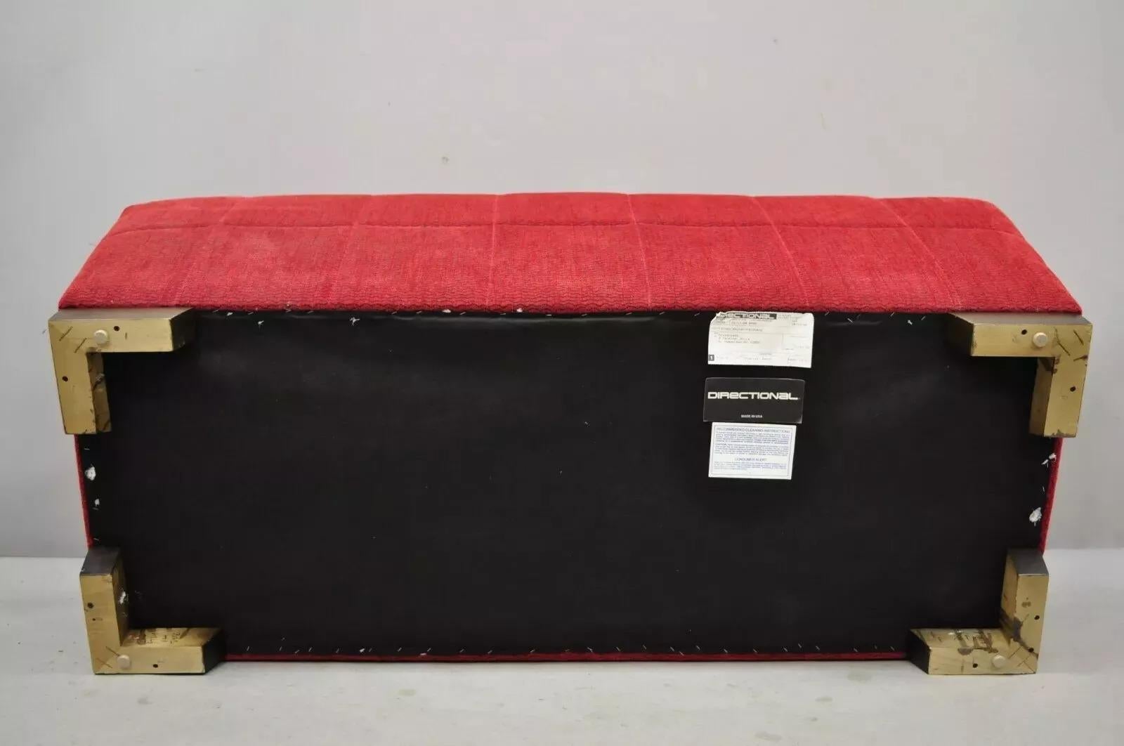 Directional Red Upholstered 56