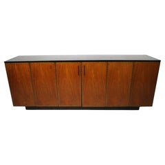 Directional Renzo Rutili Credenza with Mahogany and Inlay by Johnson Bros.