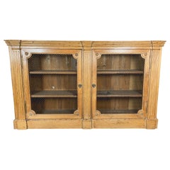 Directoire Bleached Oak Side Cabinet