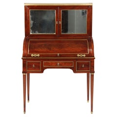 Directoire Bureau a Cylindre - France, vers 1800, Secrétaire ou bureau en acajou