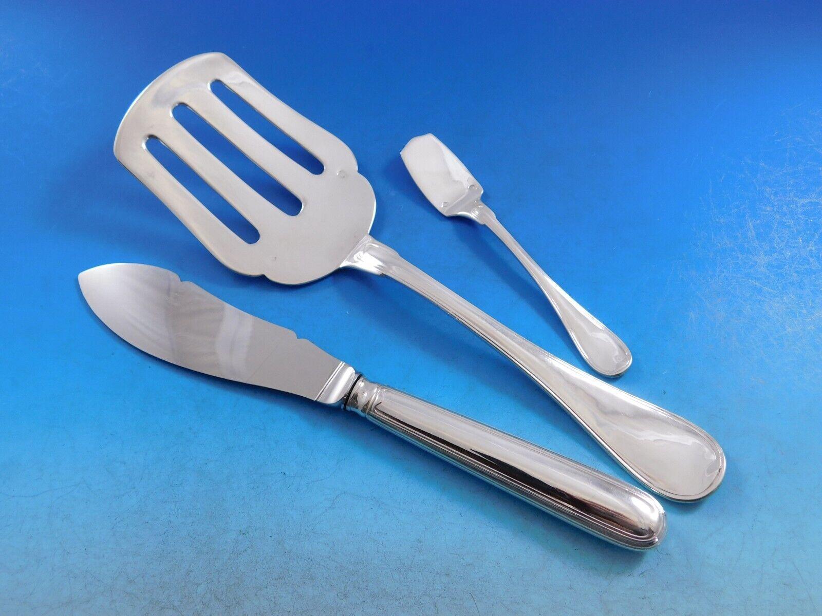Directoire by Puiforcat France Sterling Silver Flatware Set Service French 154pc 2