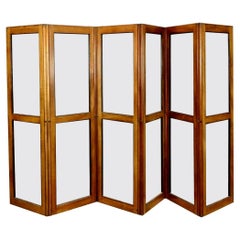 Biombo de Cámara Directoire en Caoba Francés Circa 1790