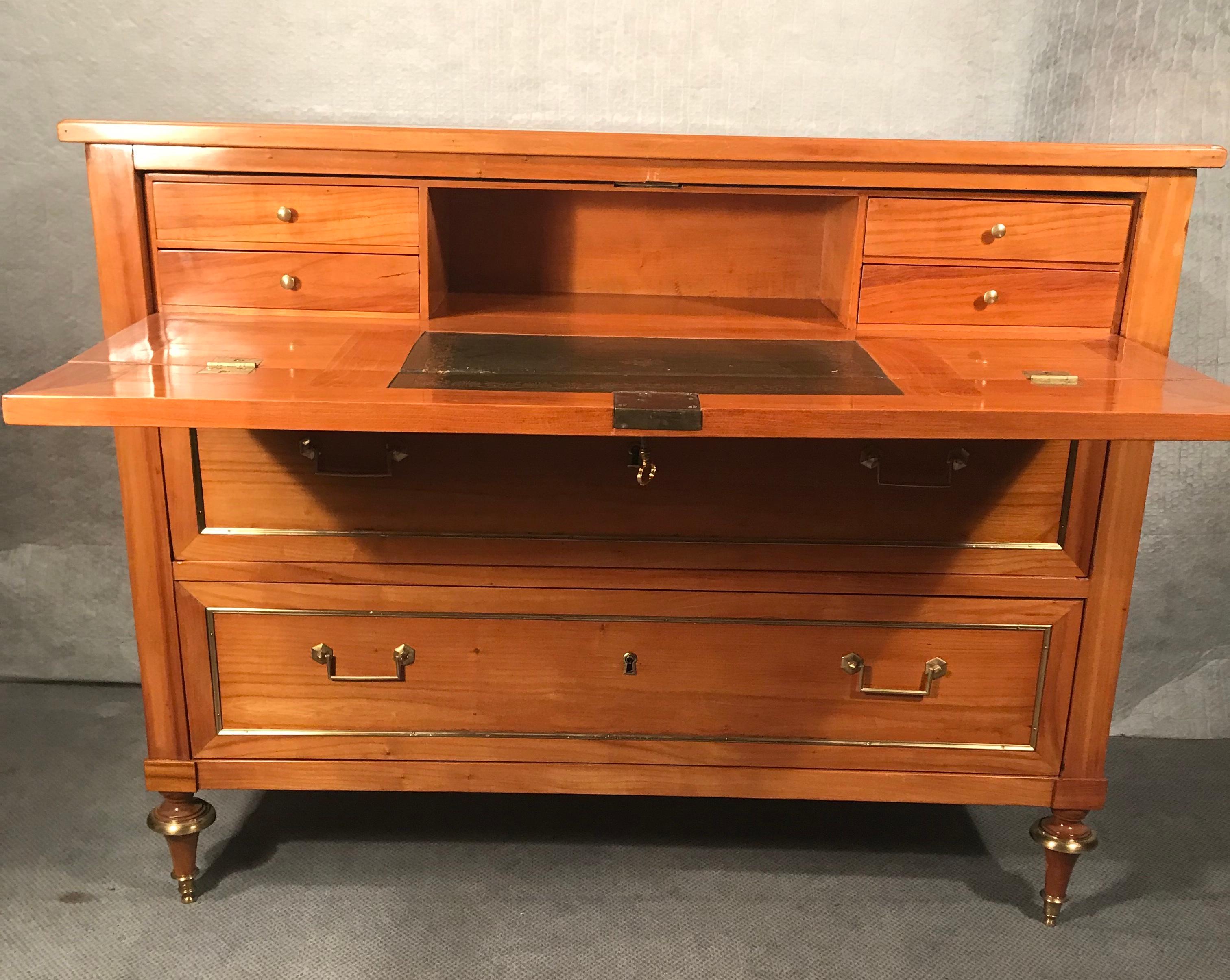 Directoire Chest of Drawers with Writing Top, 