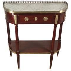 Table console Directoire, France, vers 1800, acajou