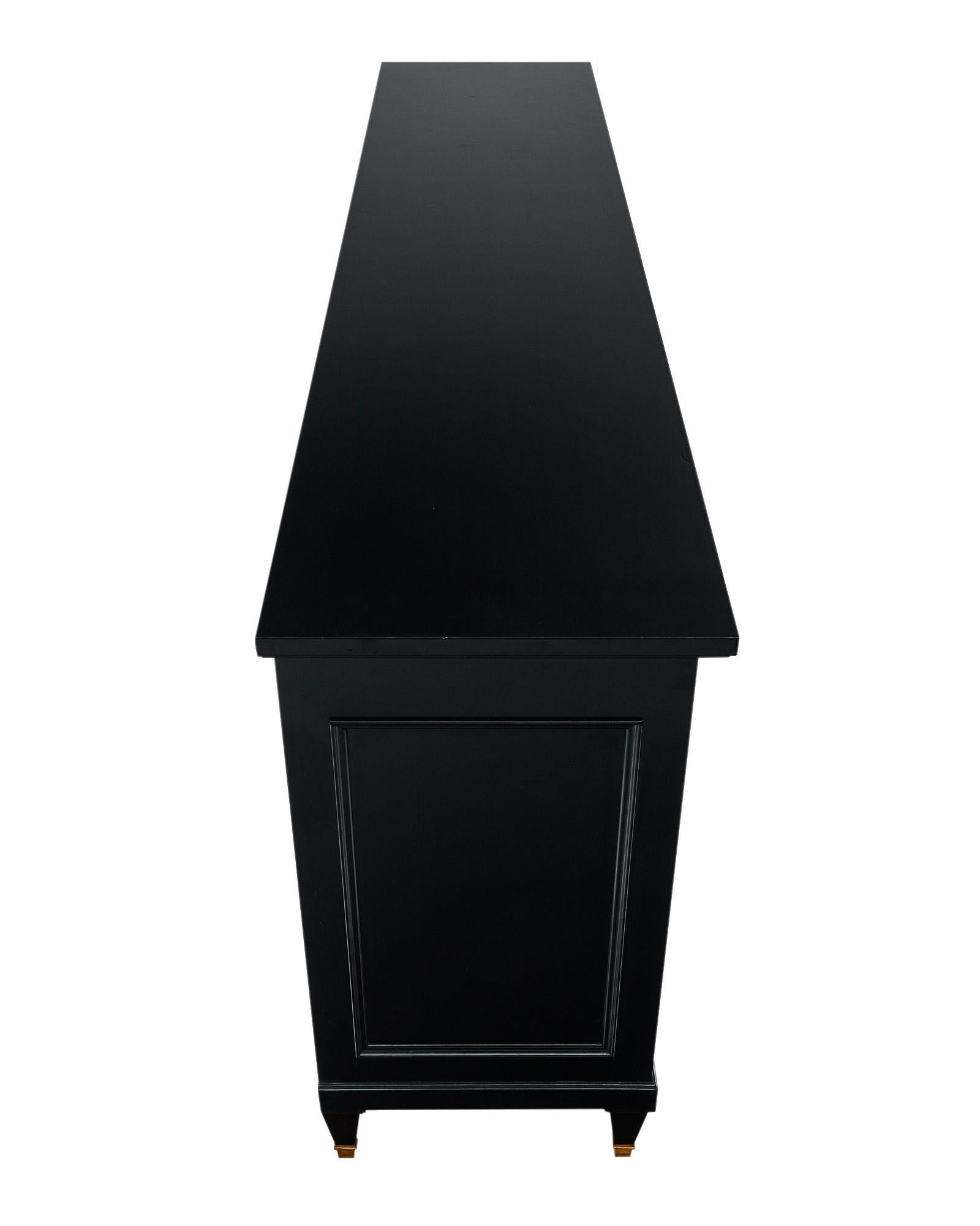 Directoire French Ebonized Buffet, Circa 1910 For Sale 3