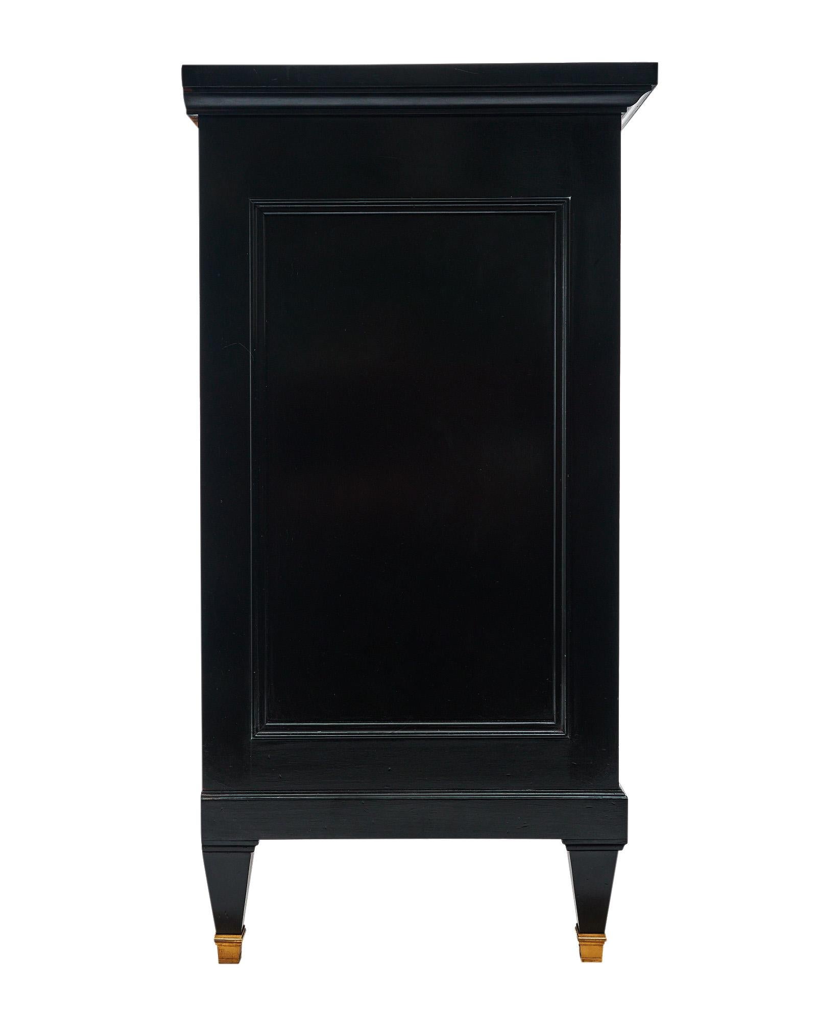 Directoire French Ebonized Buffet, Circa 1910 For Sale 4