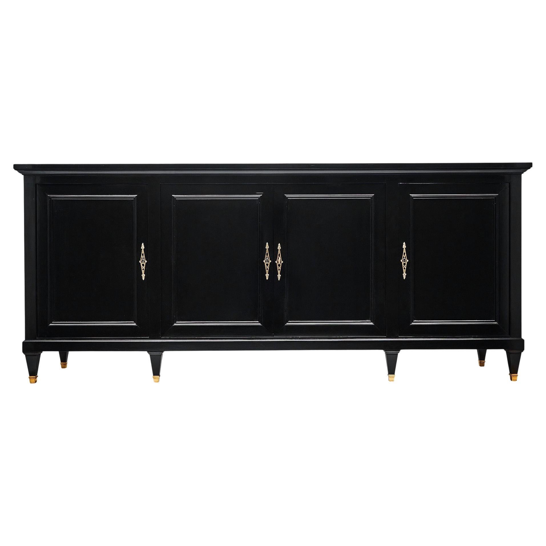 Buffet français du Directoire ébénisé, vers 1910