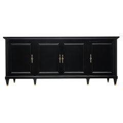 Directoire French Ebonized Buffet, Circa 1910