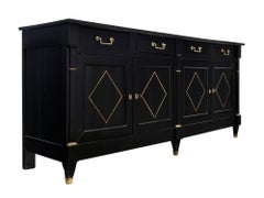 Directoire French Ebonized Buffet