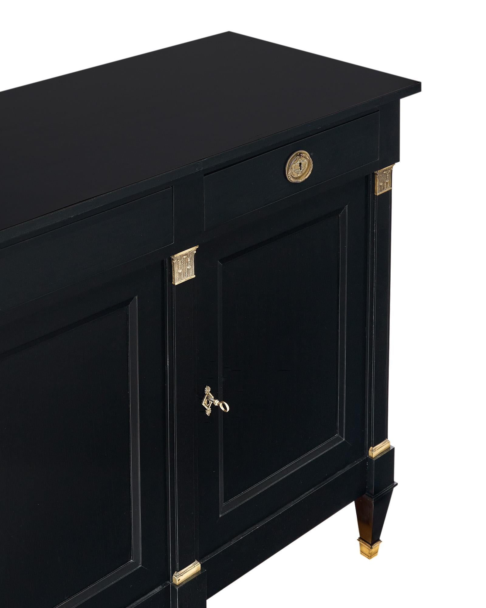 Early 20th Century Directoire French Ebonized Buffet
