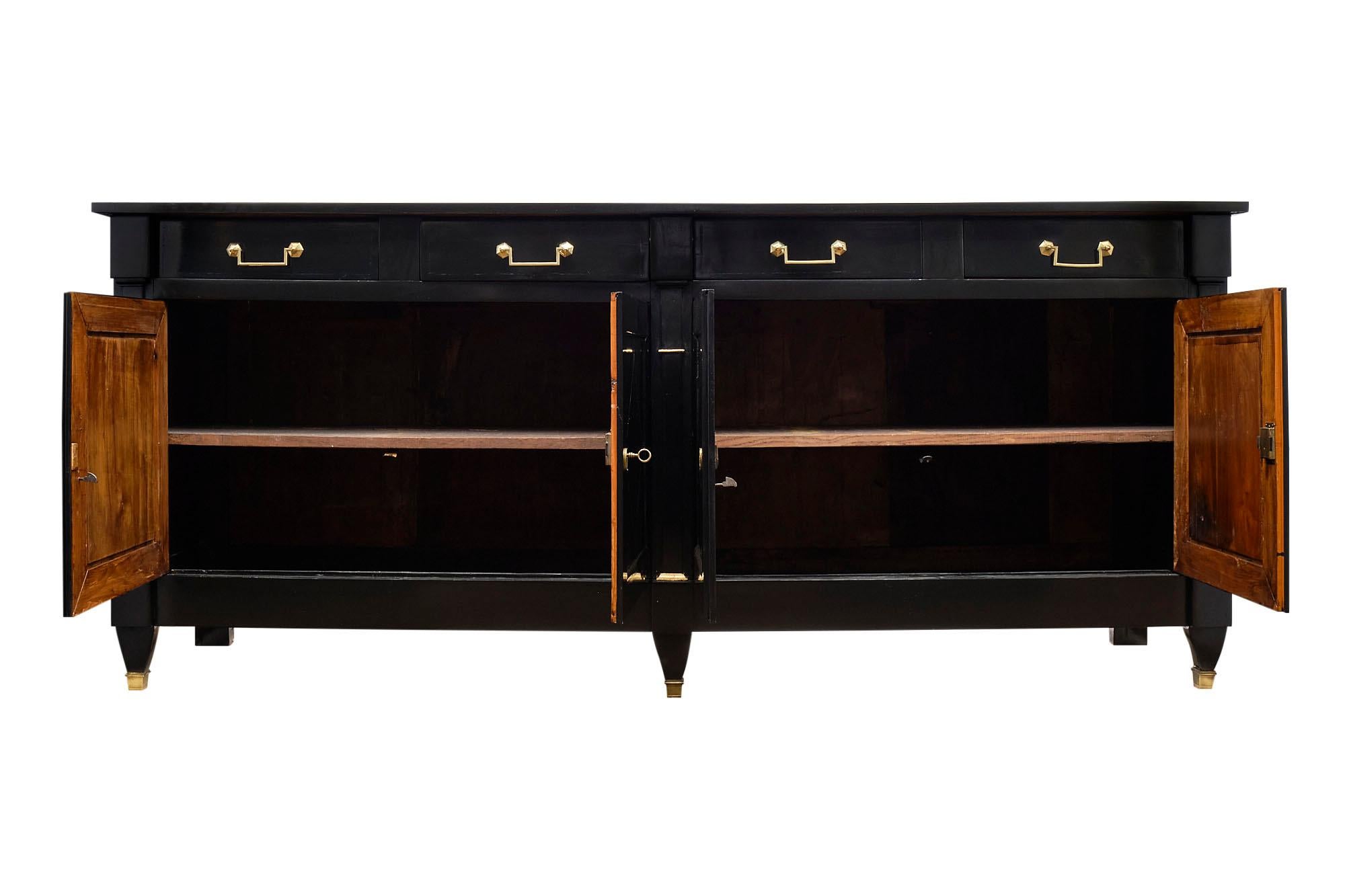 Directoire French Ebonized Buffet 2