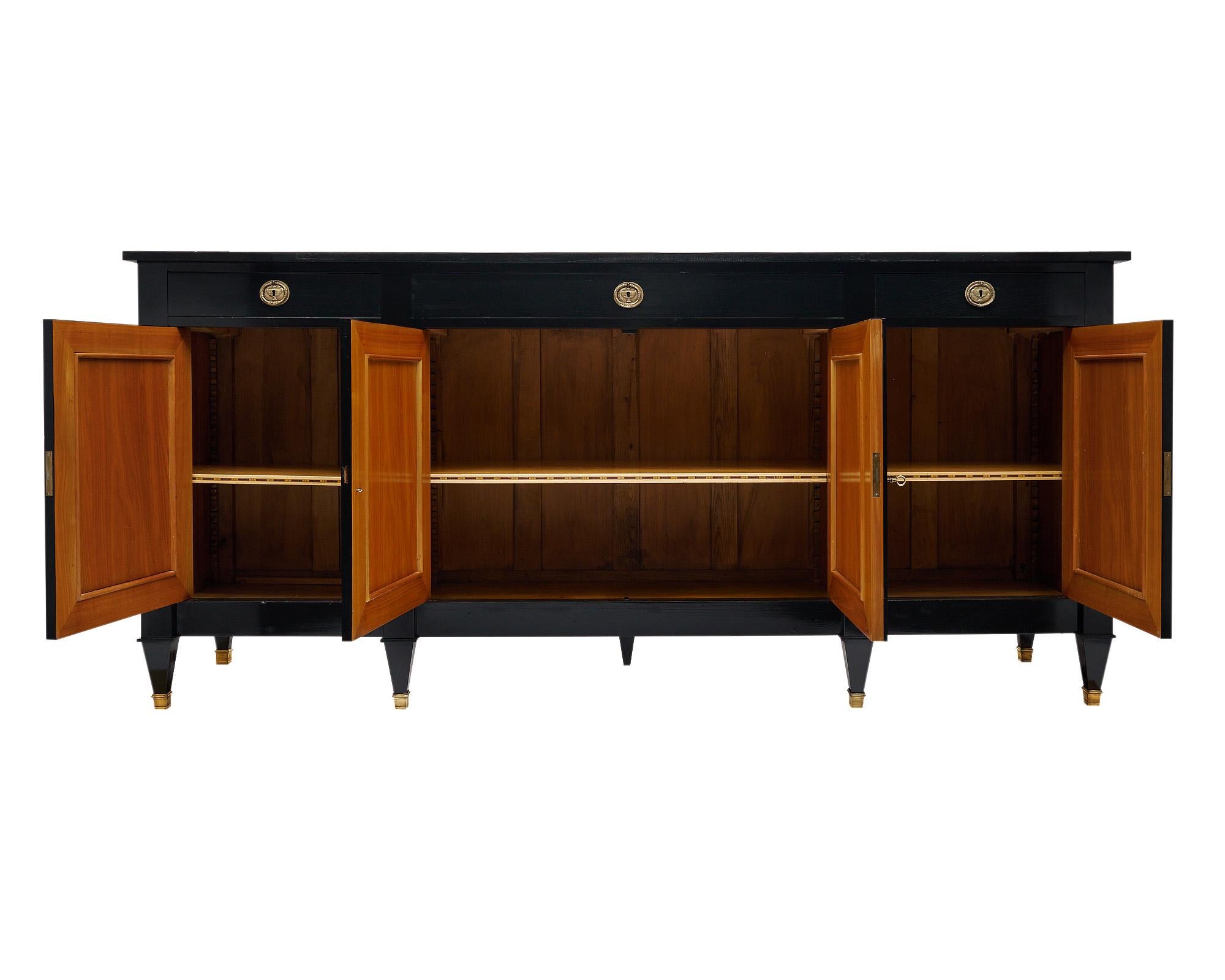 Directoire French Ebonized Buffet 2