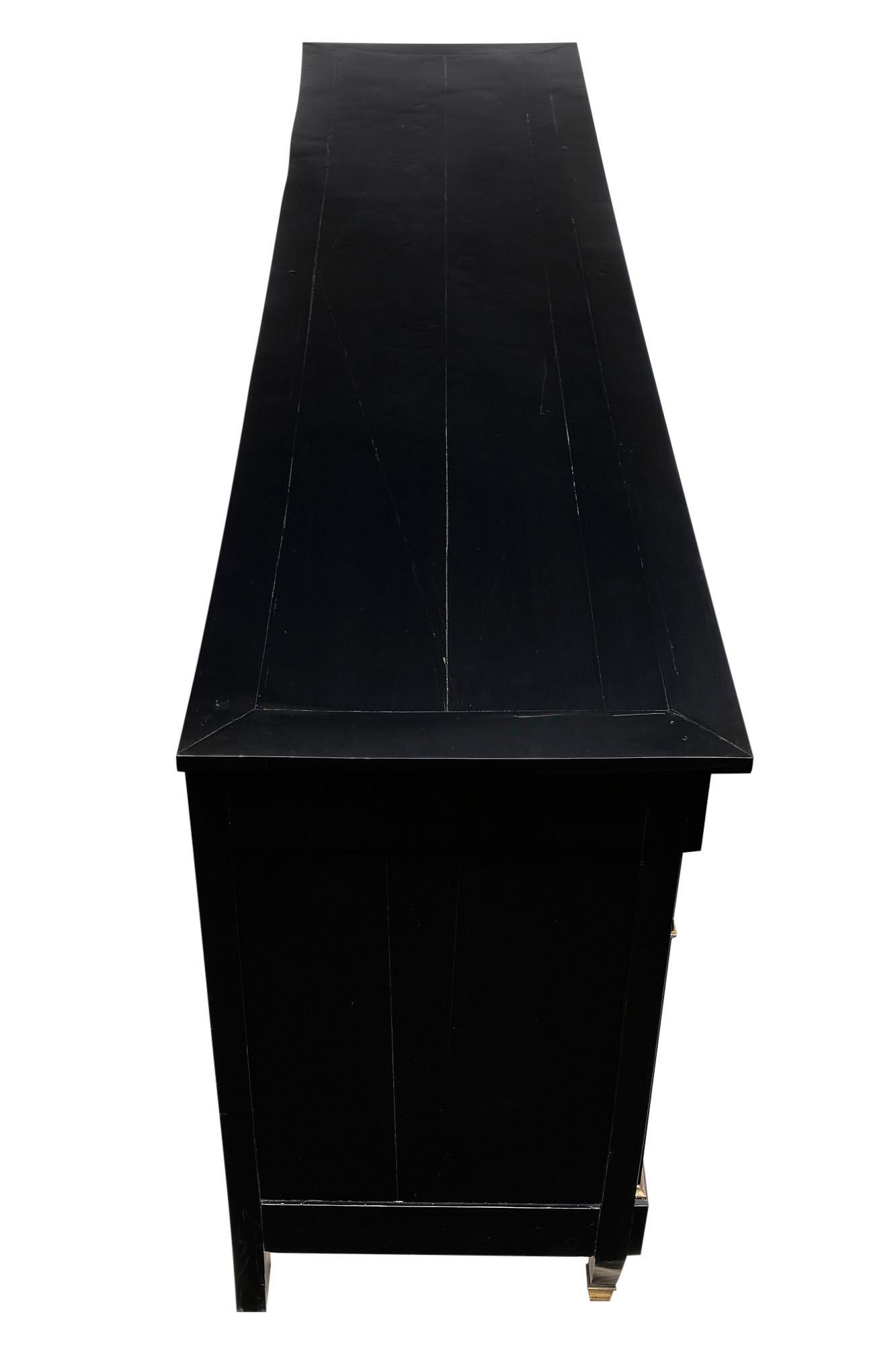 Directoire French Ebonized Buffet 4