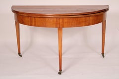 Directoire Fruit Wood Demi Lune Games Table