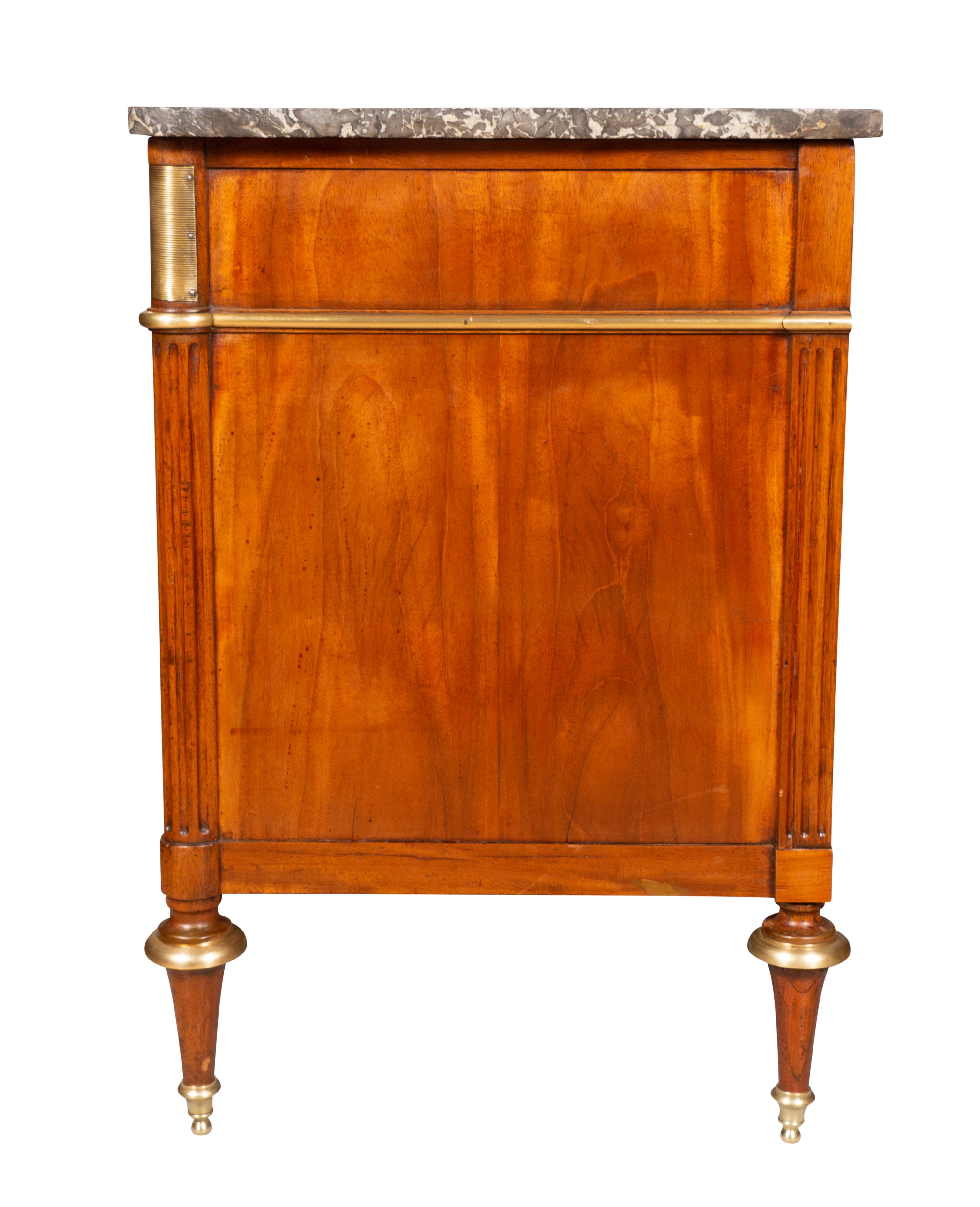Directoire Mahogany and Brass Mounted Commode 3