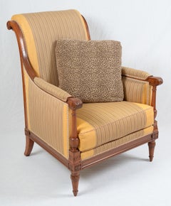 Directoire Mahogany Bergère Attributed to Georges Jacob