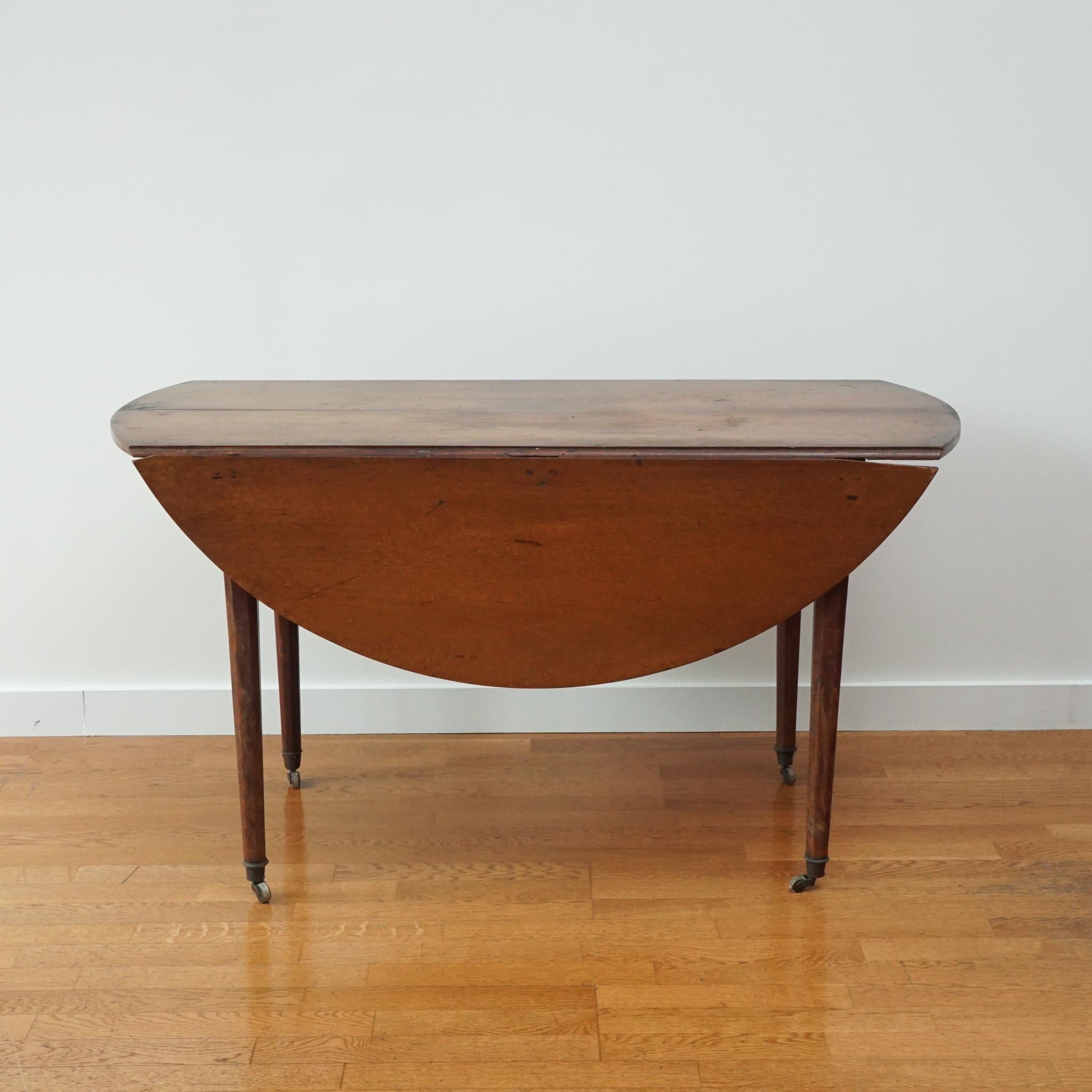 Directoire Mahogany Dining Table For Sale 2