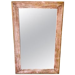 Directoire Mercury Glass Mirror with Original Gilding, French, 19th century