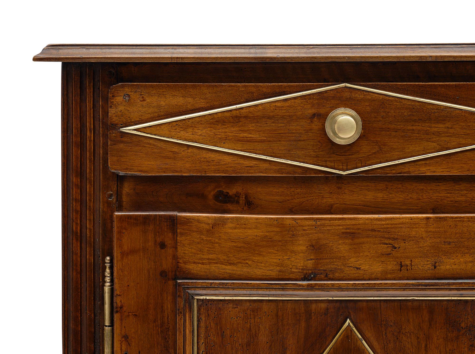 Brass Directoire Period French Buffet