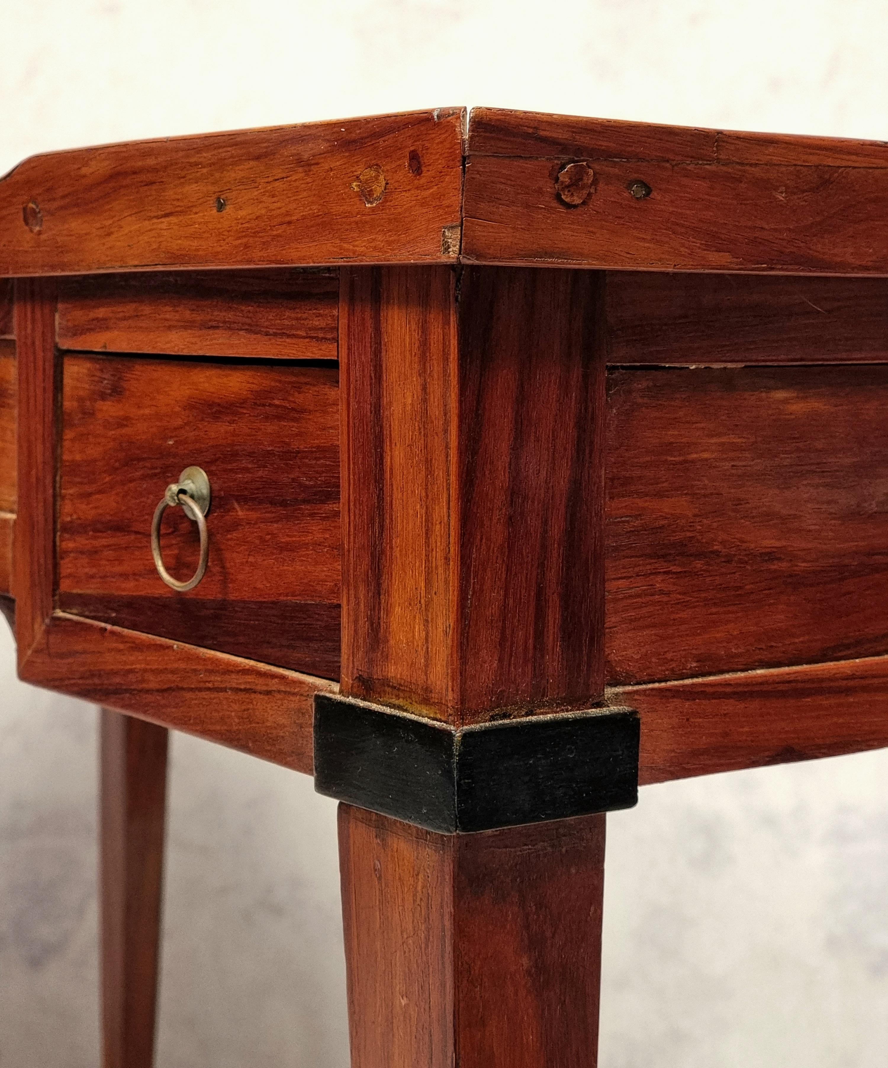 Directoire Period Games Table - Rosewood & Ebony - 18th For Sale 4