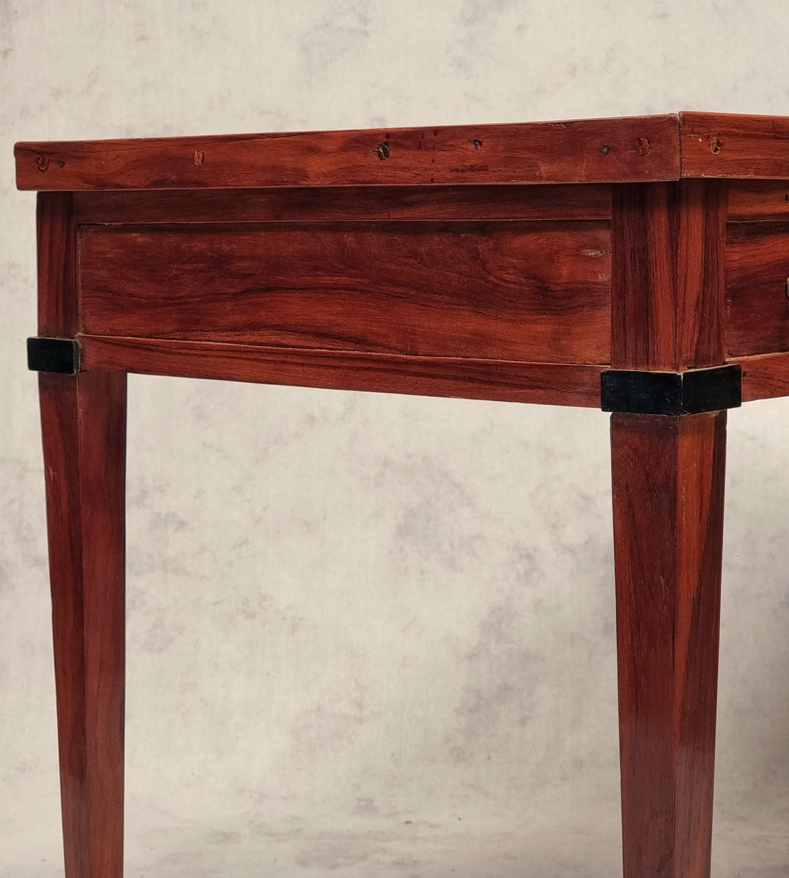 Directoire Period Games Table - Rosewood & Ebony - 18th For Sale 3