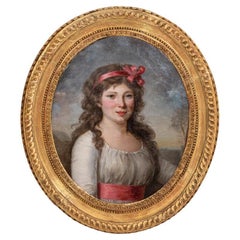 Directoire Period Portrait of a Young Woman, circa 1800