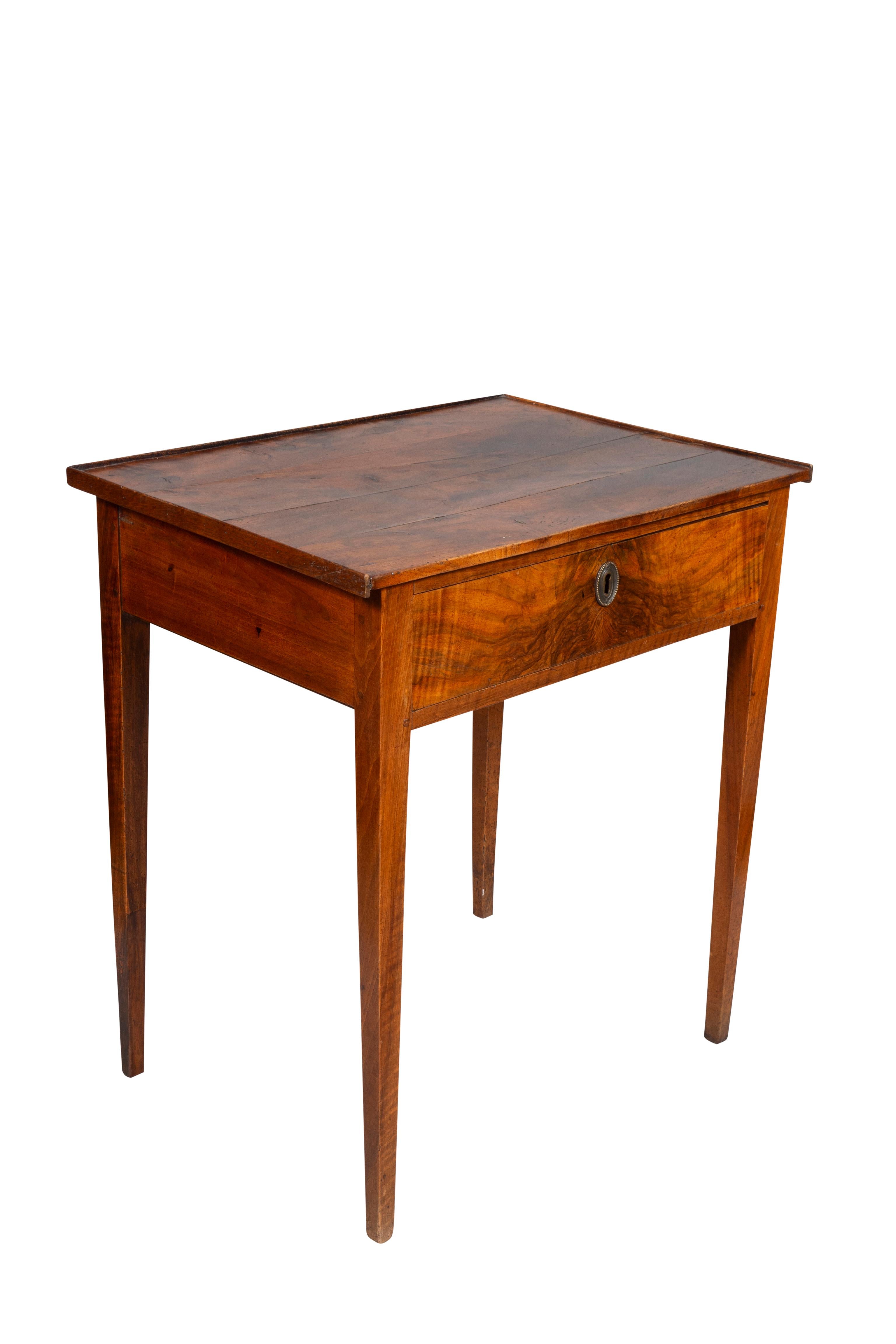 French Directoire Provincial Walnut Table For Sale