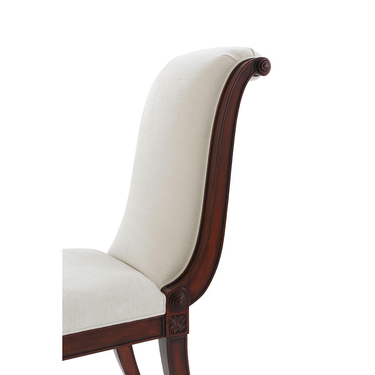 Wood Directoire Side Chairs For Sale