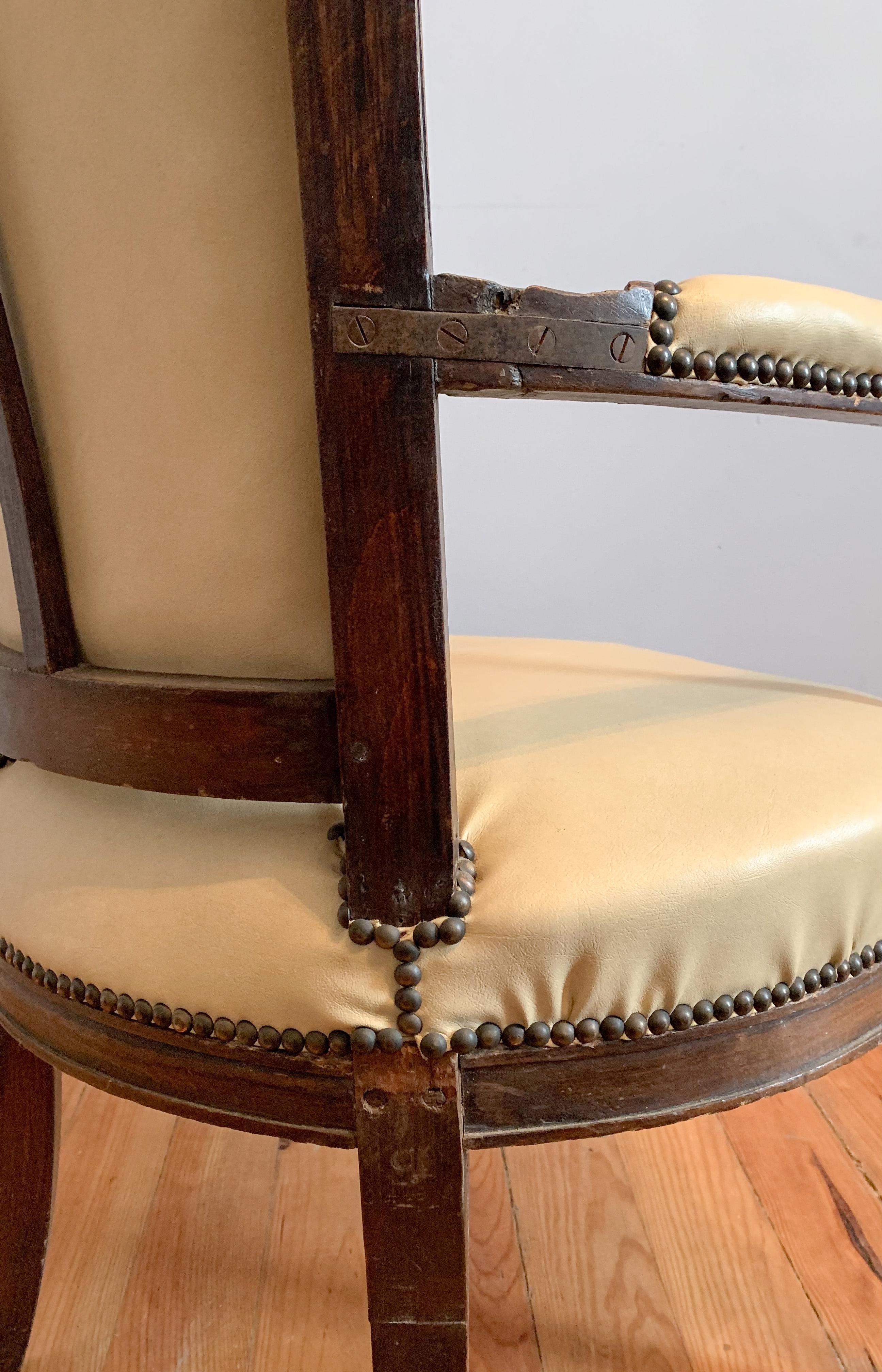 Directoire  Armchair 19th Century For Sale 5