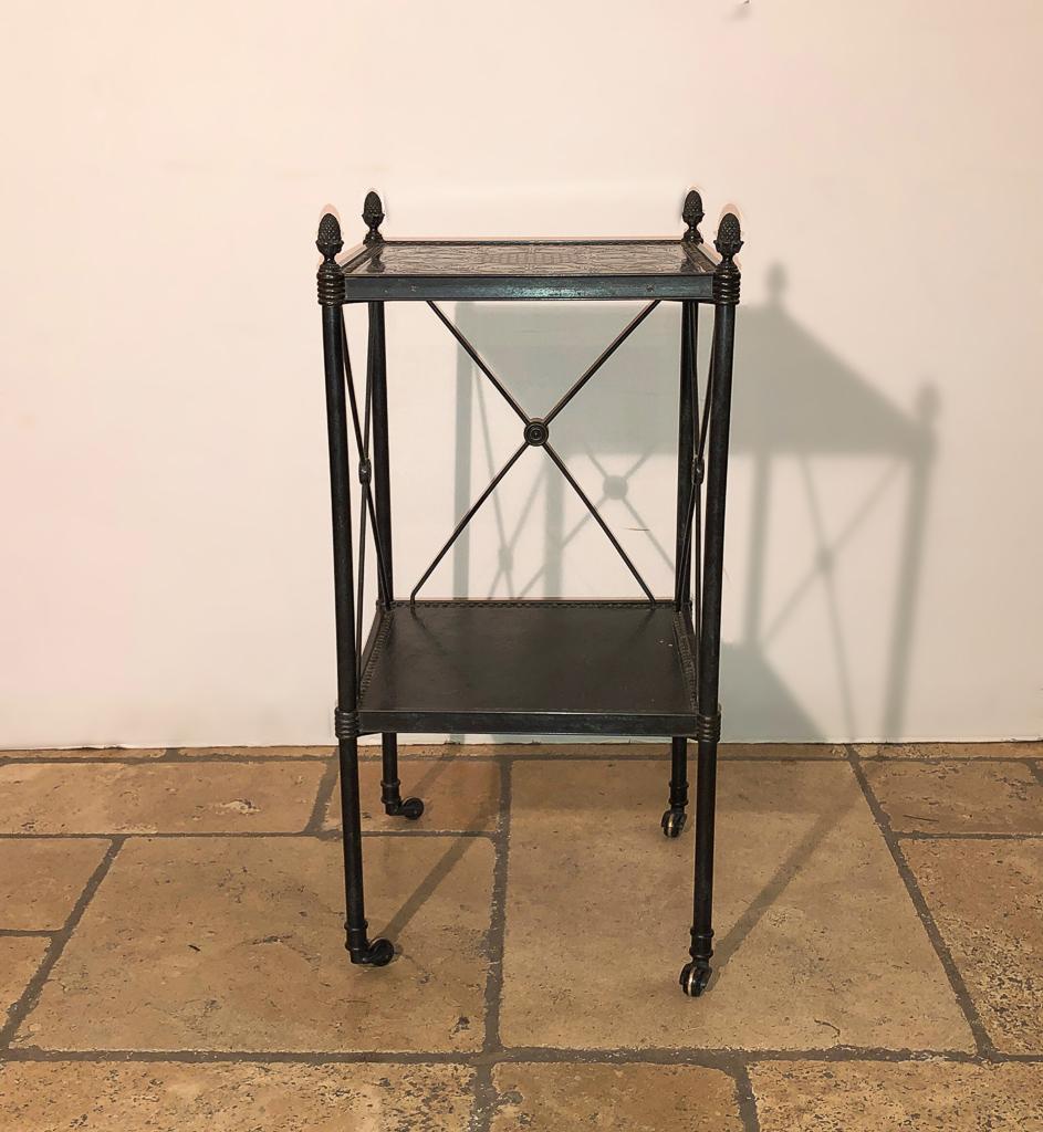 French Directoire Style Bronze Side Table