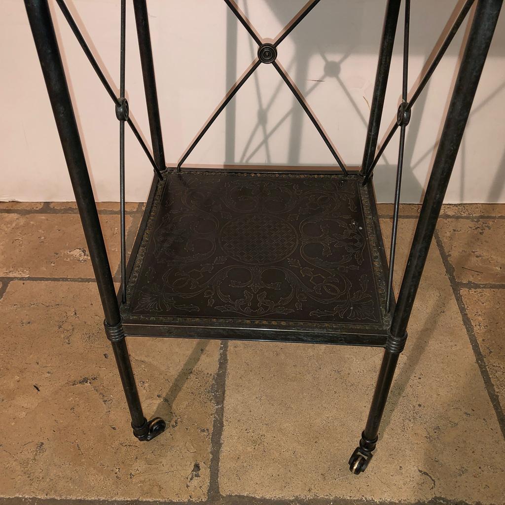 20th Century Directoire Style Bronze Side Table