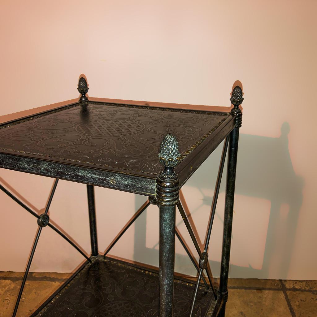 Directoire Style Bronze Side Table 1