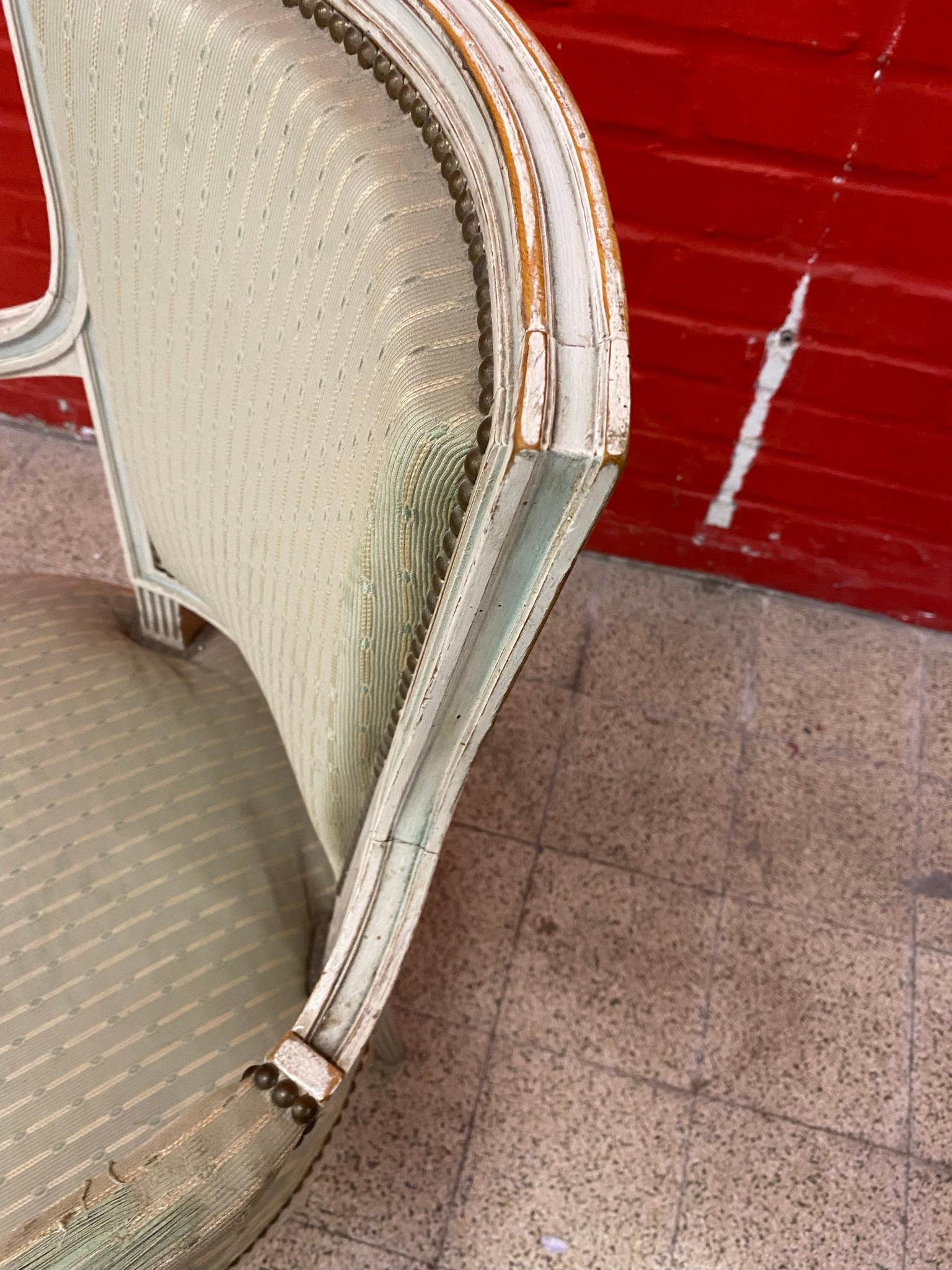 Directoire Style Chair, circa 1930 In Good Condition For Sale In Saint-Ouen, FR