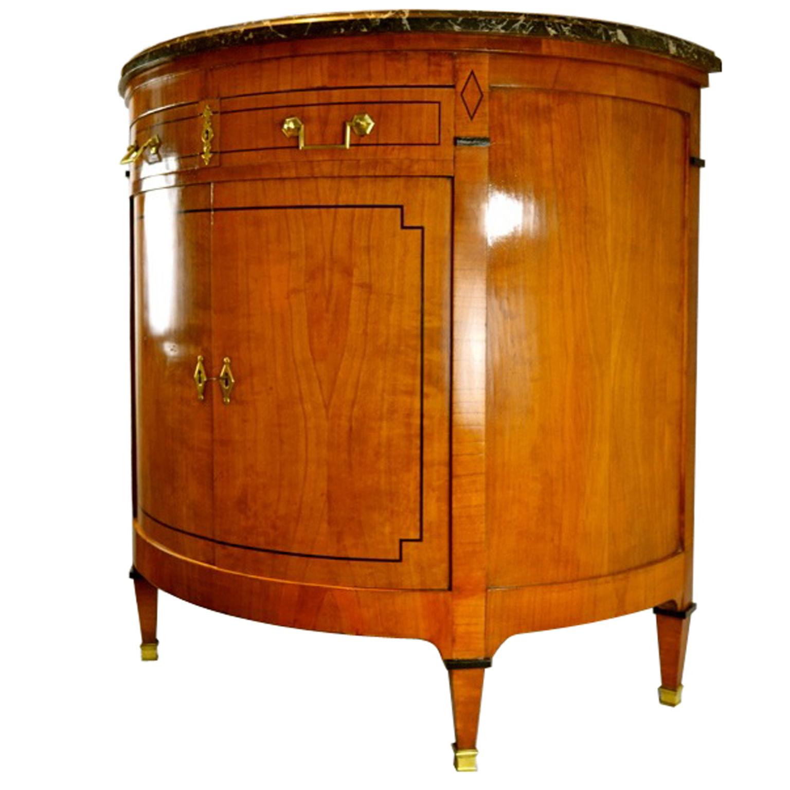 French Directoire Style Demilune Commode