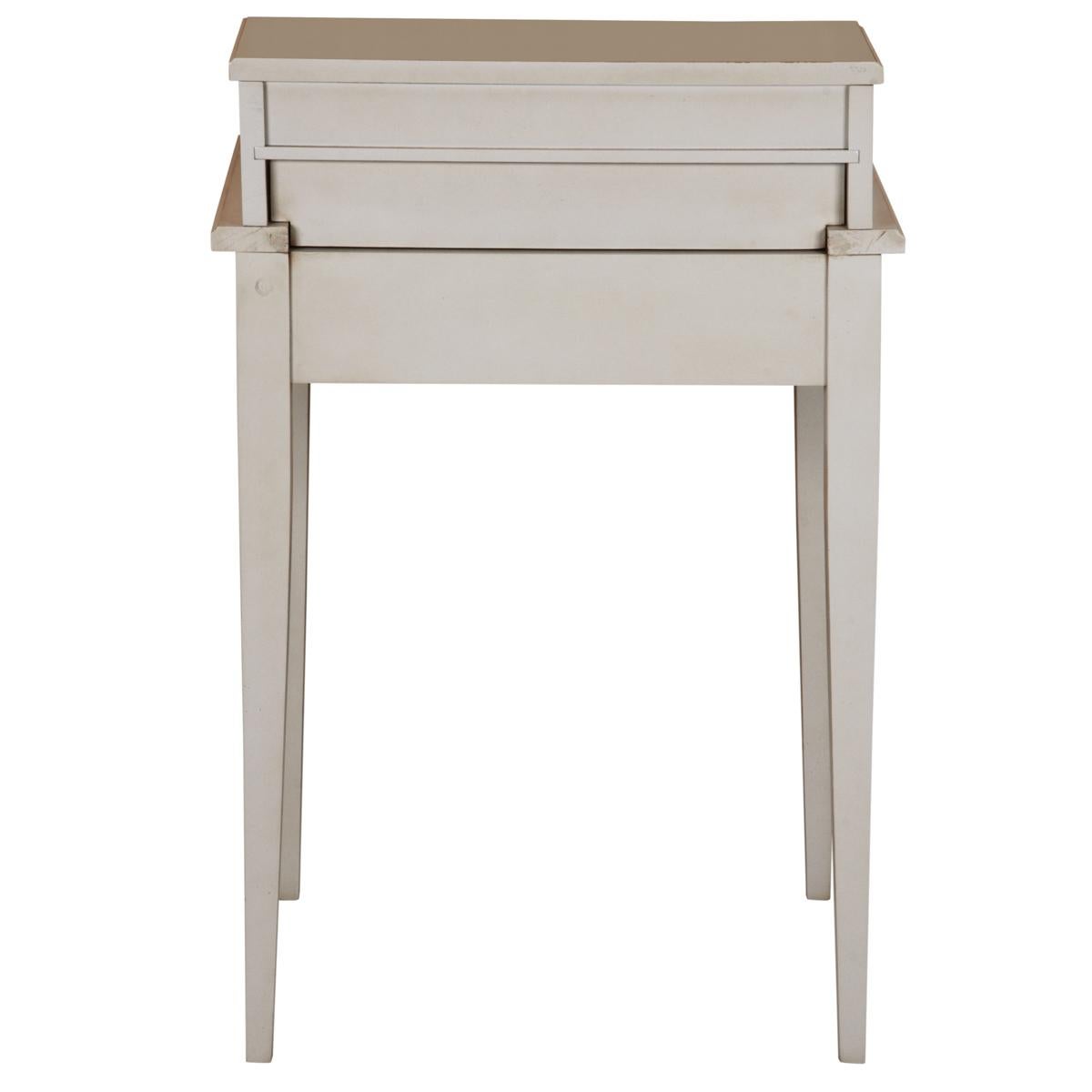 Ottone Scrivania in stile Direttorio francese realizzata a mano in legno massiccio, con pad in pelle in vendita