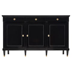 Directoire Style Ebonized Buffet