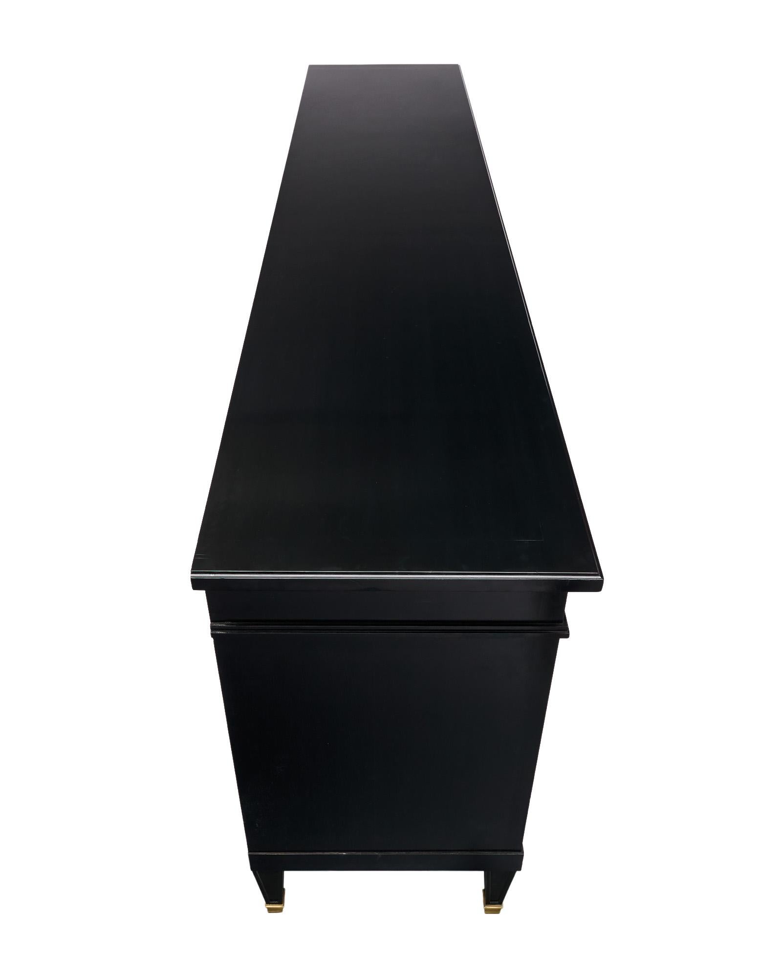 Directoire Style Ebonized French Buffet For Sale 3