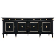 Directoire Style Ebonized French Buffet