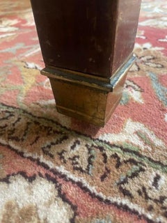 Directoire Style Farmhouse Table in Solid Mahogany, 20th Century