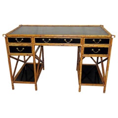Directoire Style Faux Bamboo Desk