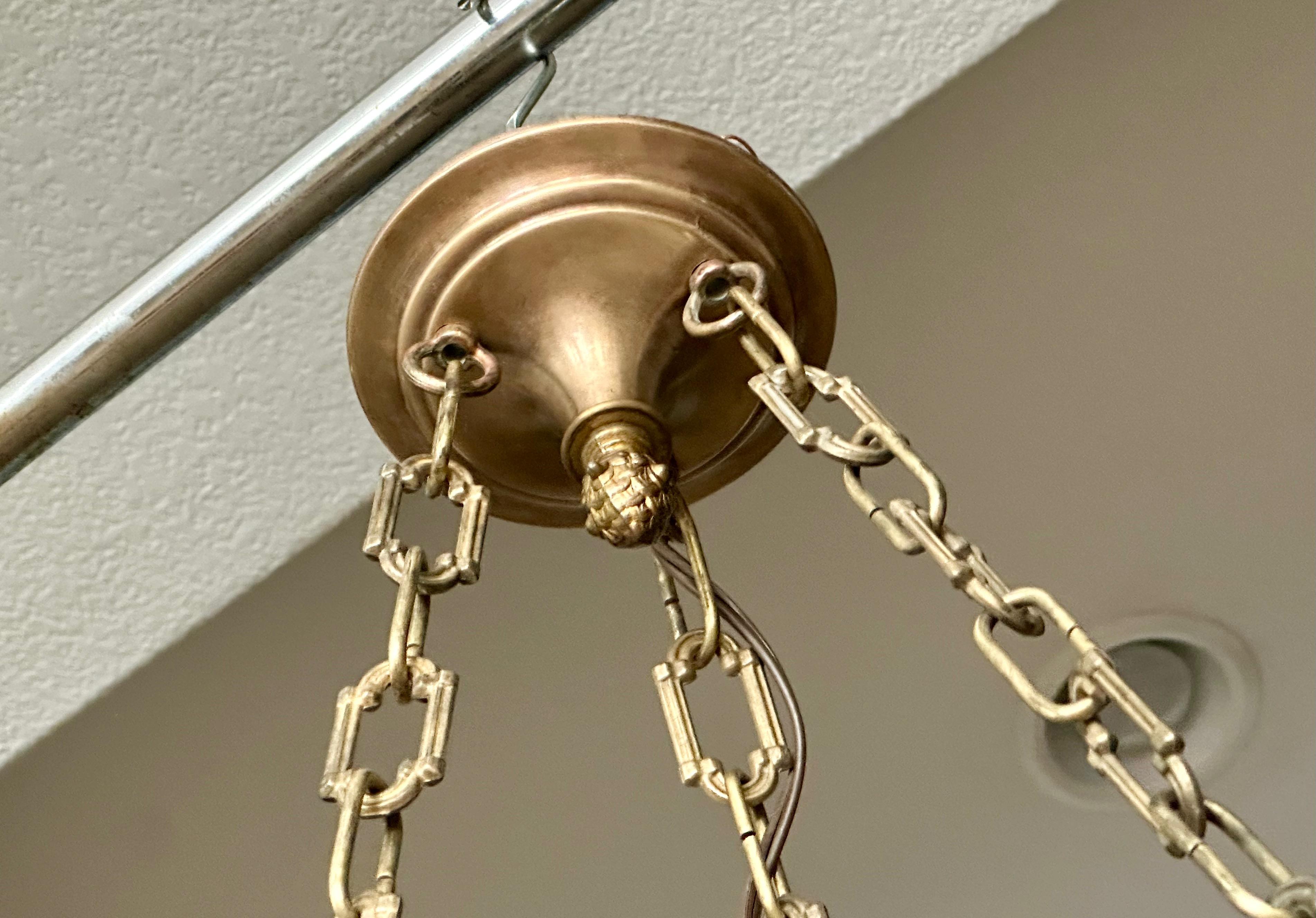 Lampadario a sospensione in alabastro francese in stile Directoire in vendita 11