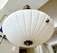 Directoire Style French Alabaster Pendant Chandelier