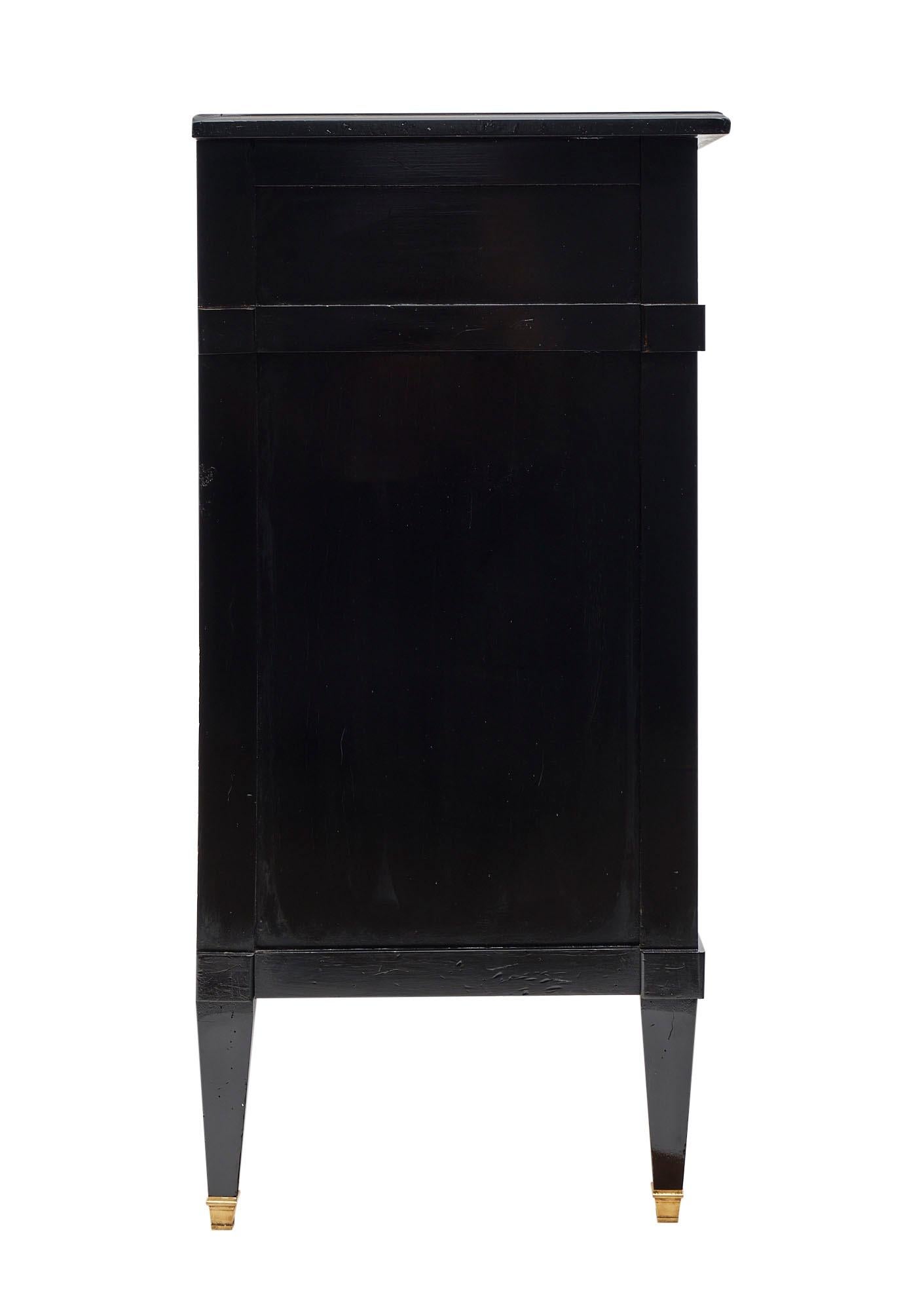 Directoire Style French Antique Ebonized Buffet 3