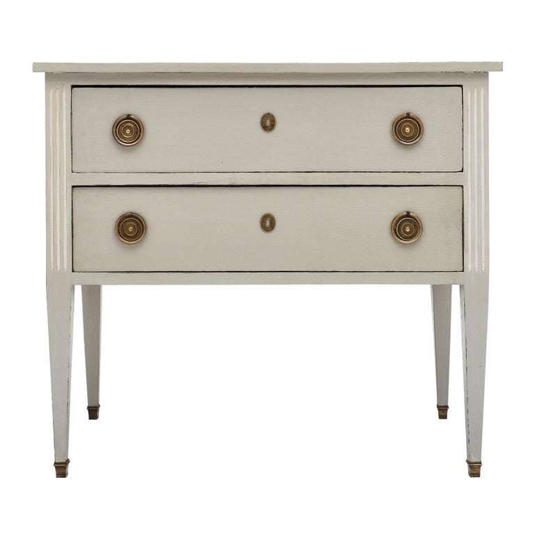 Directoire Style French Painted Chest For Sale At 1stdibs