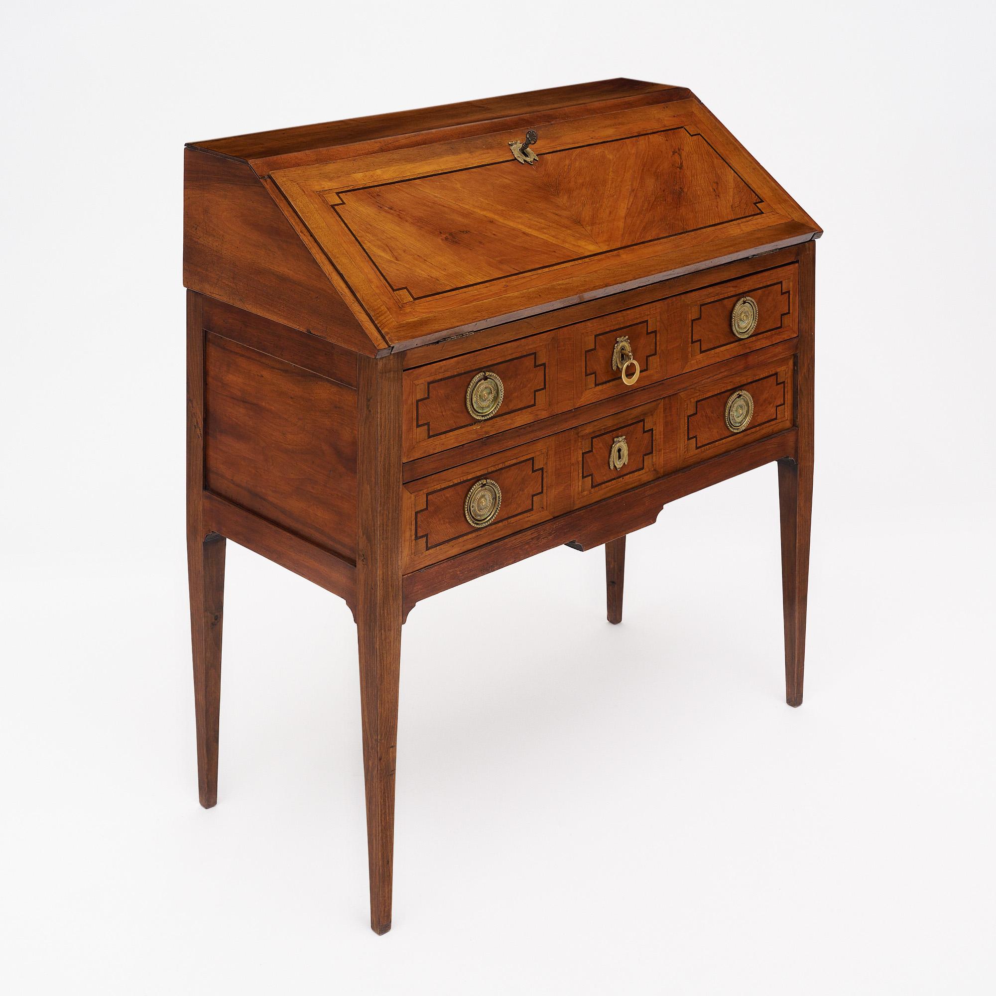 Directoire Style French Secretary Desk In Good Condition In Austin, TX