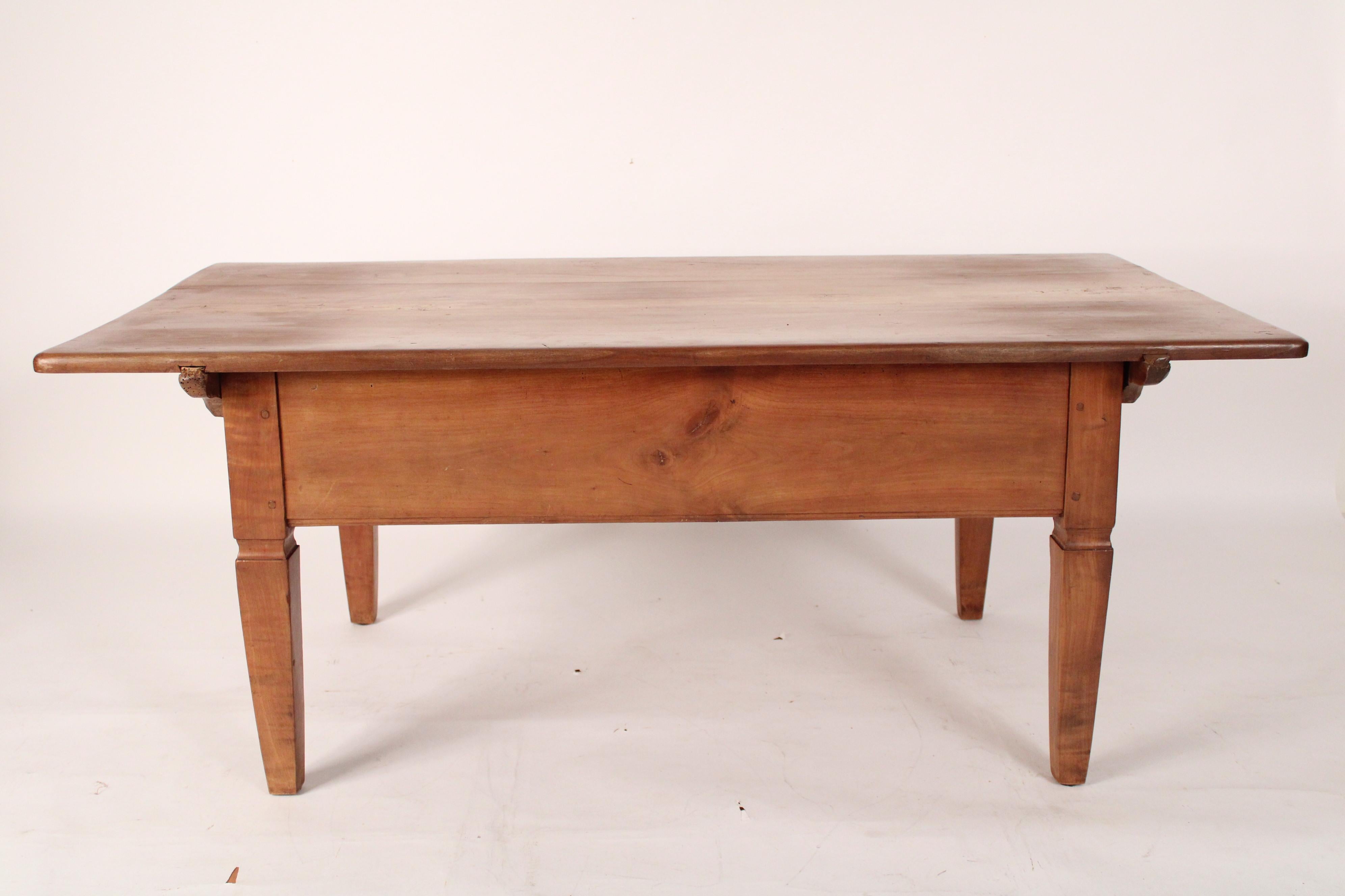 19th Century Directoire Style Fruit Wood Coffee Table For Sale