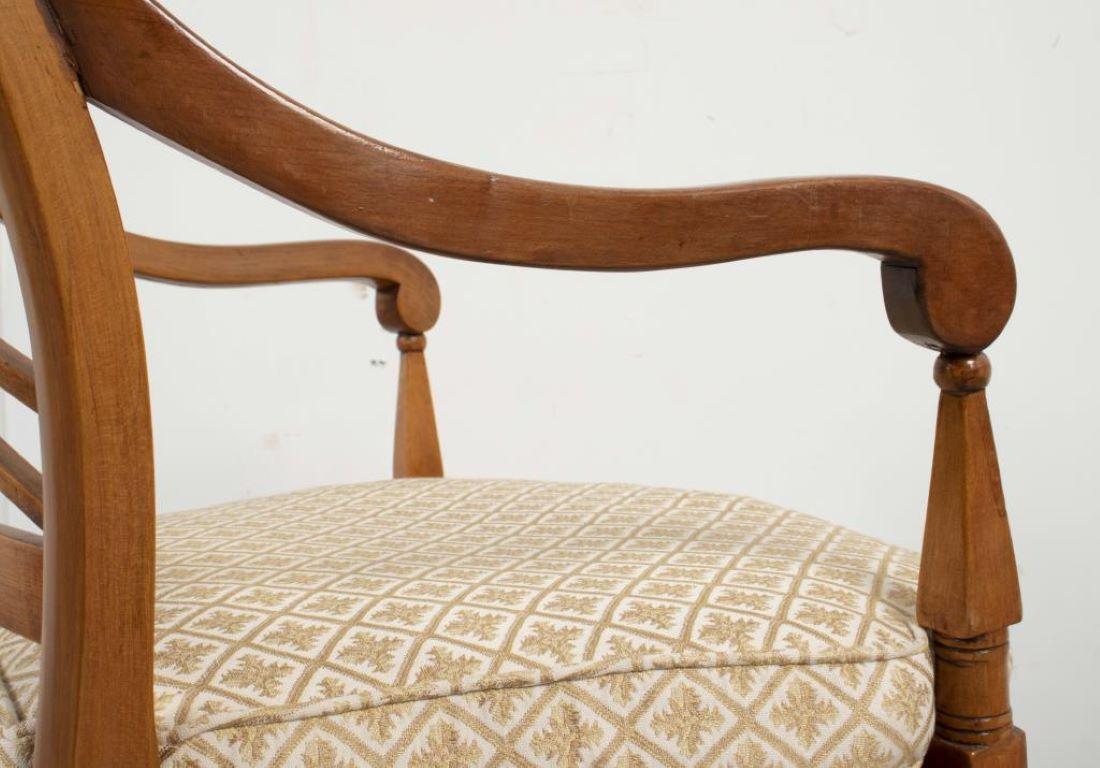 Directoire Style Fruitwood Chairs, 2 For Sale 3