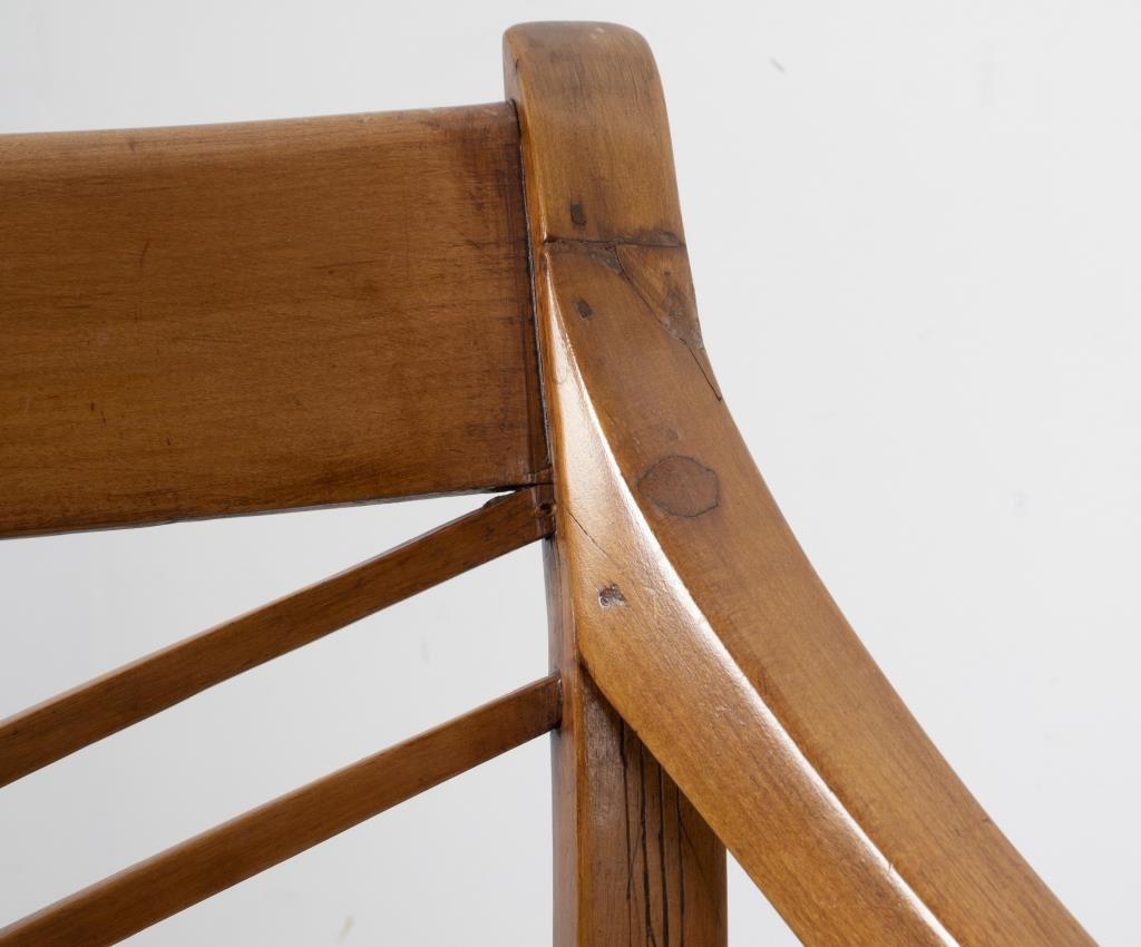 Directoire Style Fruitwood Chairs, 2 For Sale 4